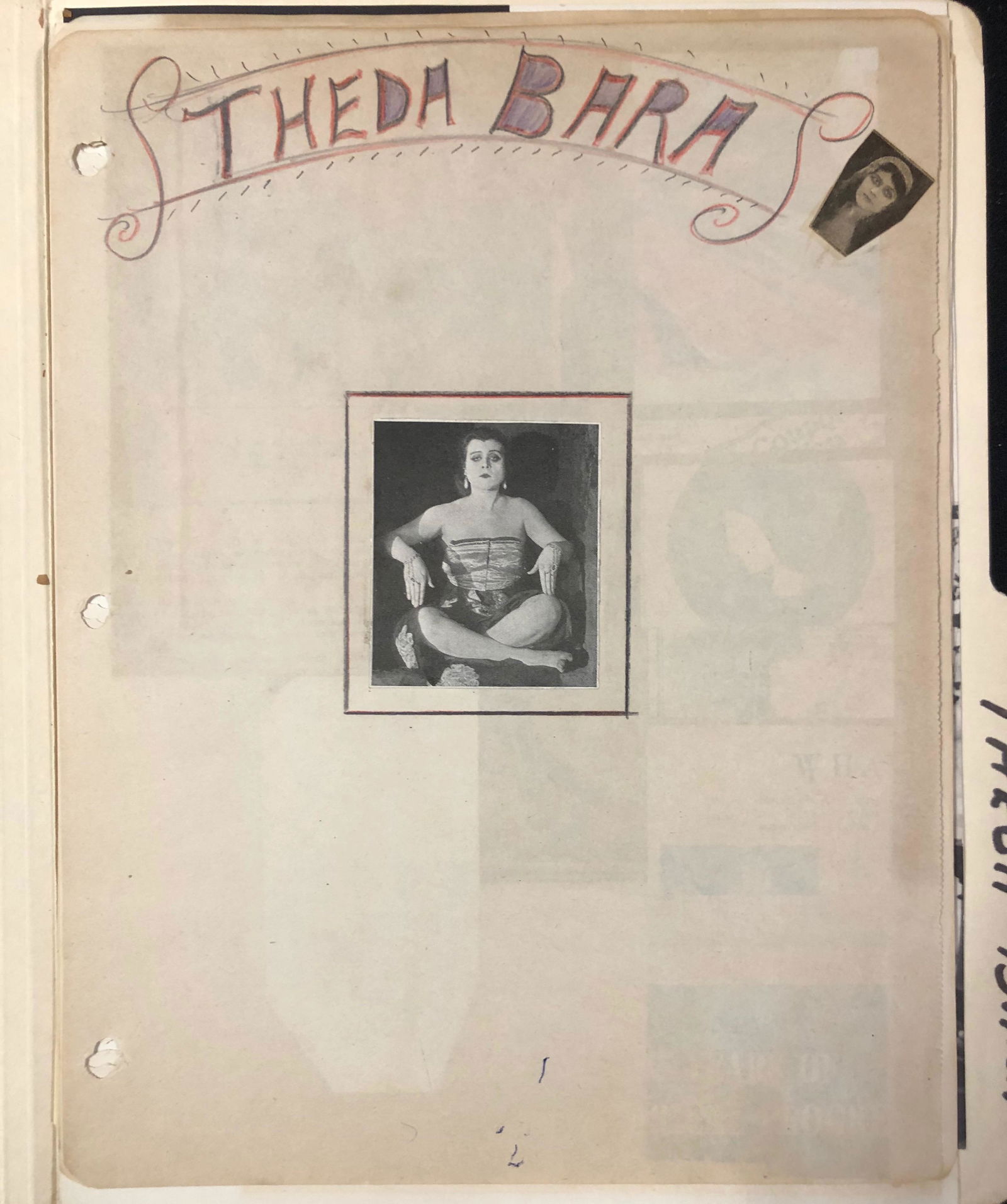 Theda Bara scrapbook (1 of 5)