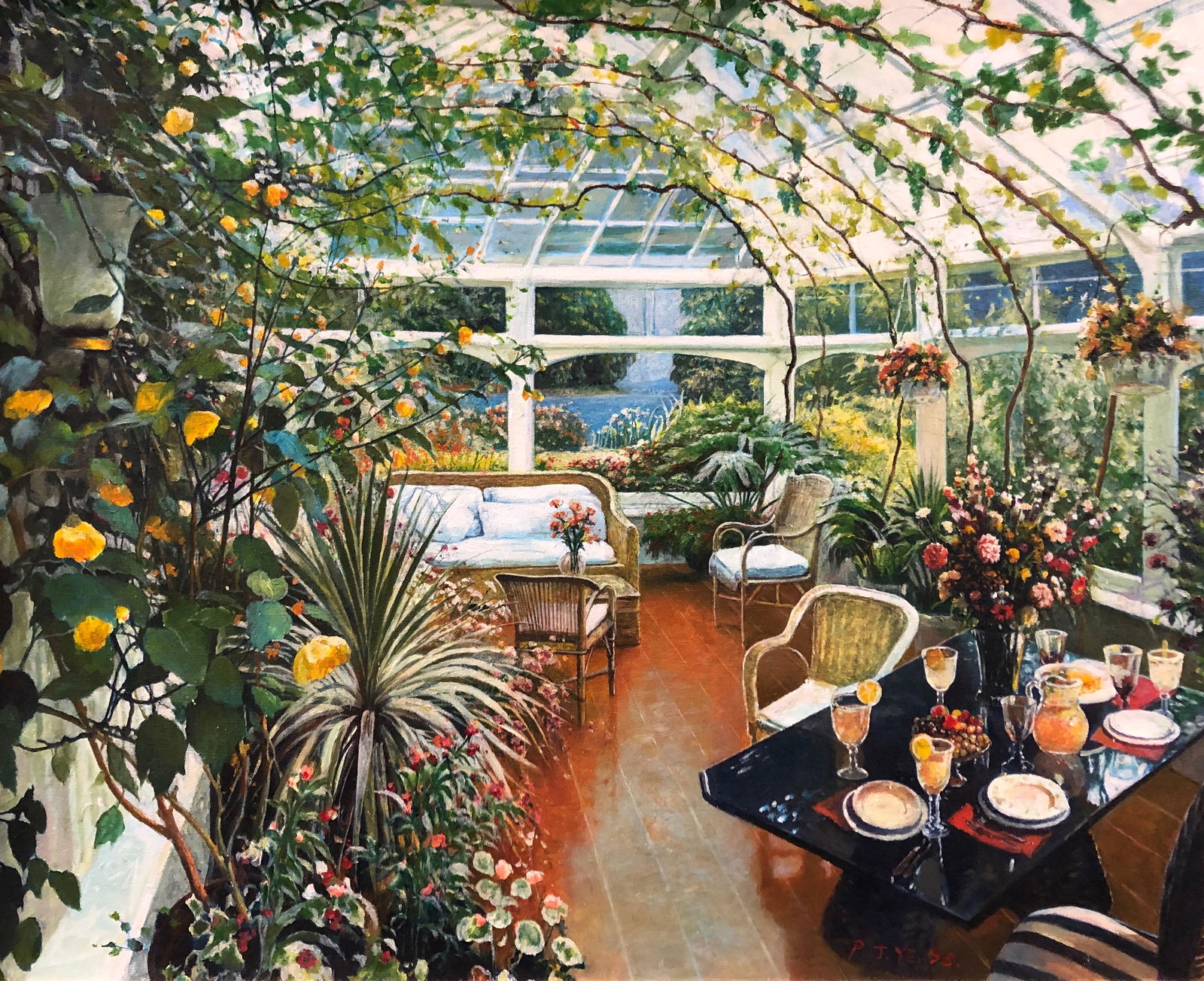 Original Oil on Canvas by Pei-Ji Ye (1 of 4)