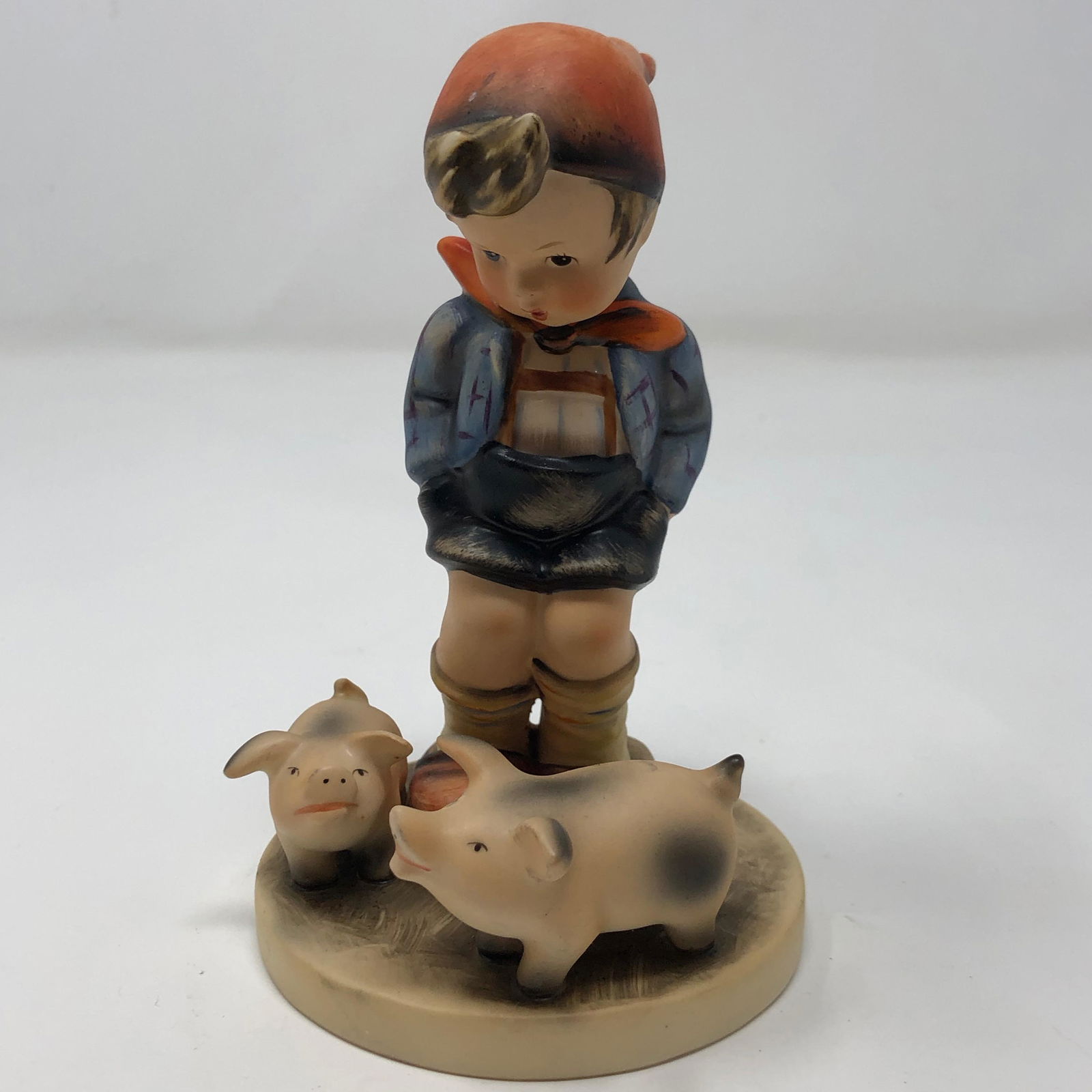 Vintage Goebel MJ Hummel # 66, Farm Boy with Pigs (1 of 5)