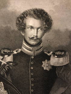 Wilhelm, Antique Royalty Lithograph: Description: Antique charcoal lithograph depicting Wilhelm. Material: paper. Measurement: approximate 6" (INCHES). Shipping: $17; different rate to Alaska, California, Hawaii & all International.