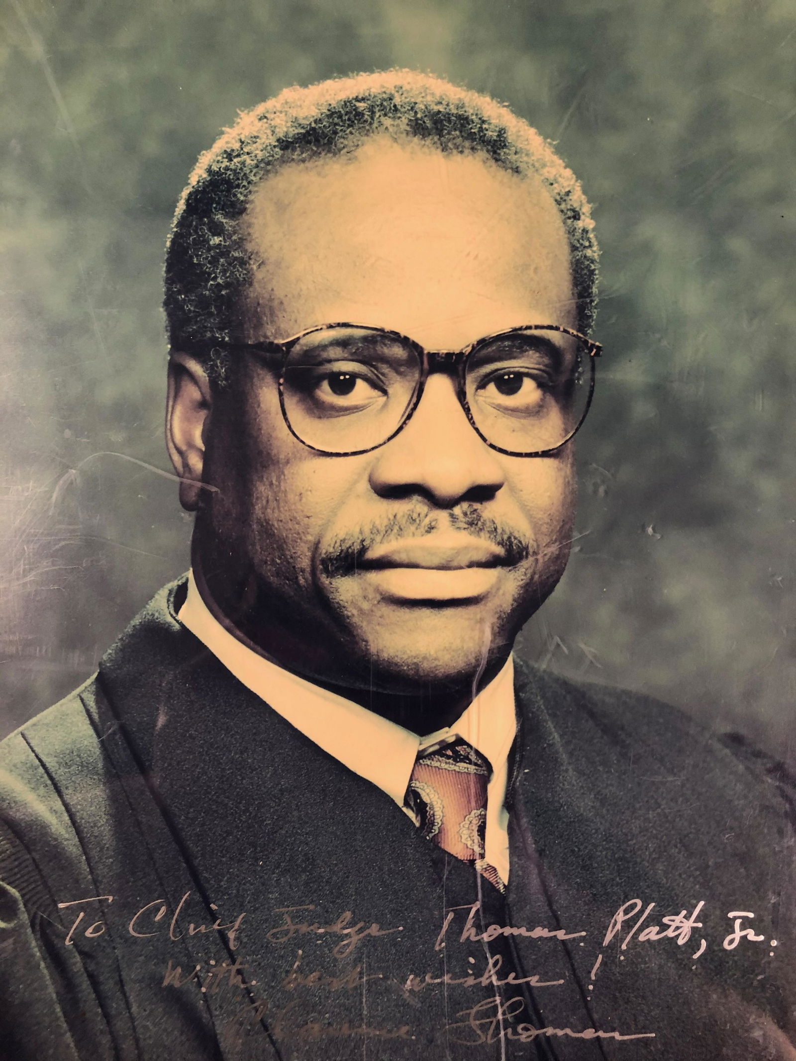Signed Clarence Thomas Photo (1 of 4)