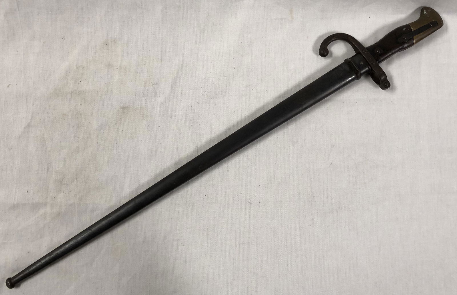 1888 French Bayonet Sword with Metal Scabbard (1 of 7)