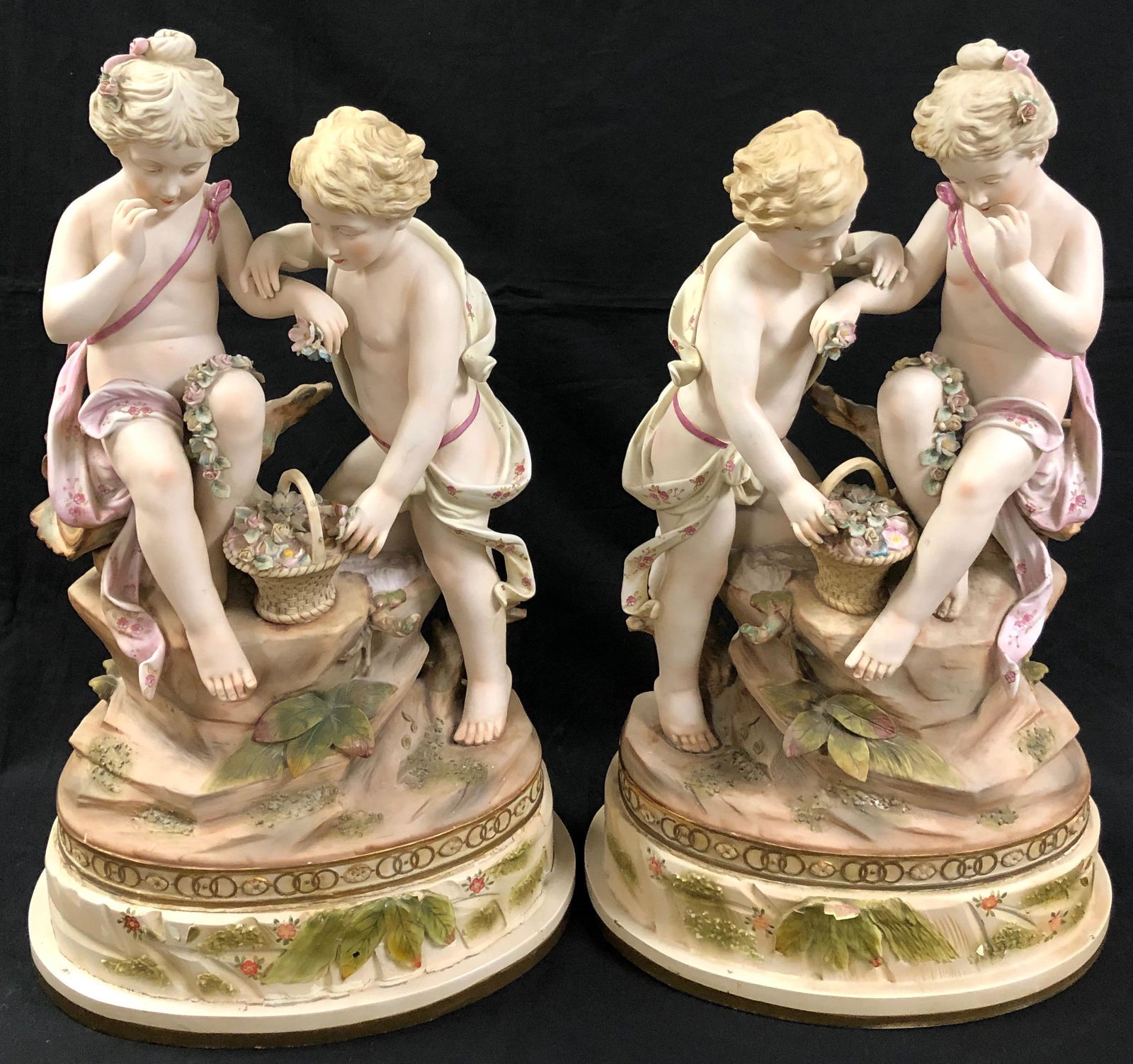 Porcelain Cherub Pair (1 of 3)