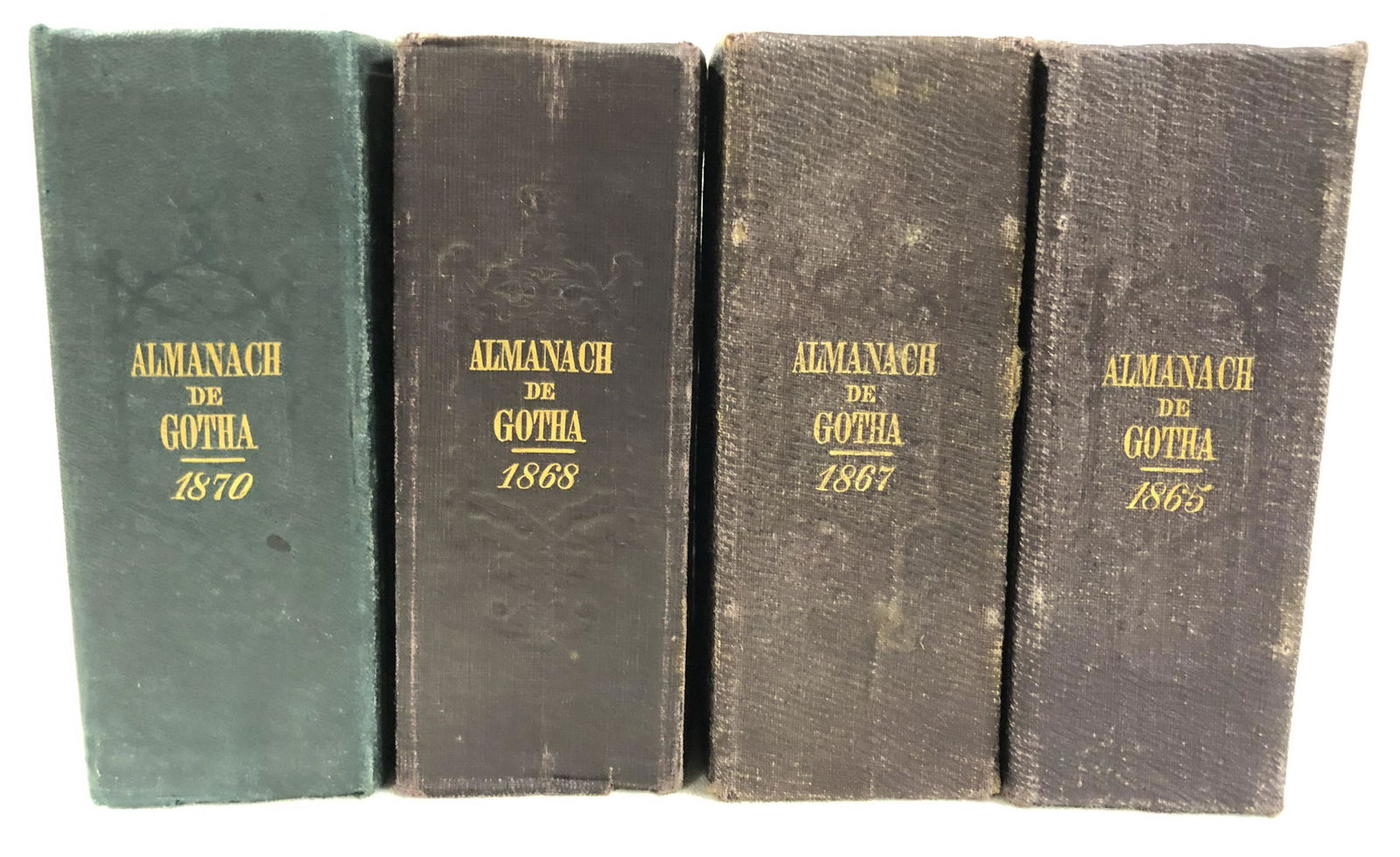 Antique French Editions, Almanach de Gotha, 1865, 1867, (1 of 7)