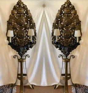 Outstanding and Unusual Brass Floor Lamps