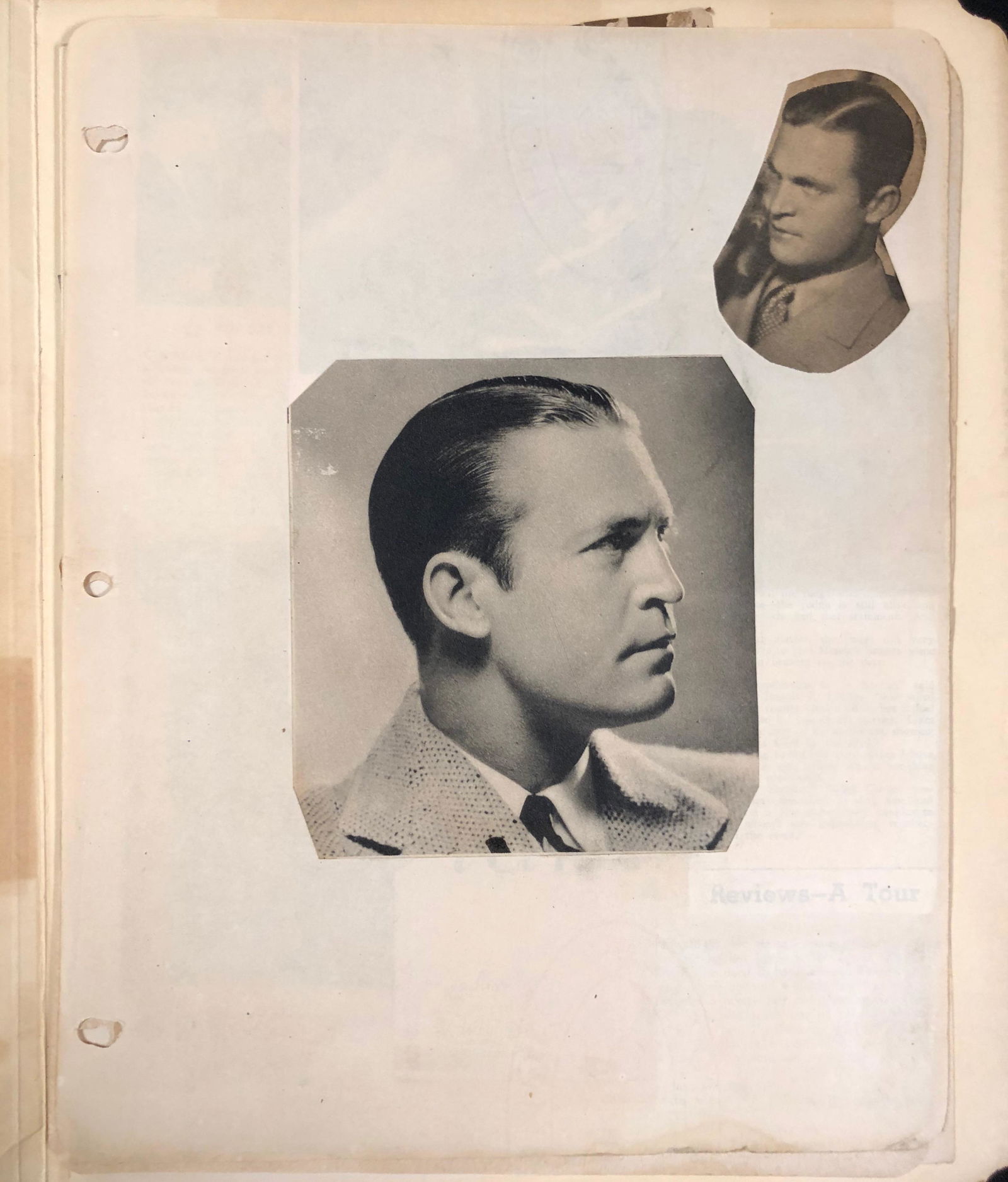 Chester Morris scrapbook (1 of 5)