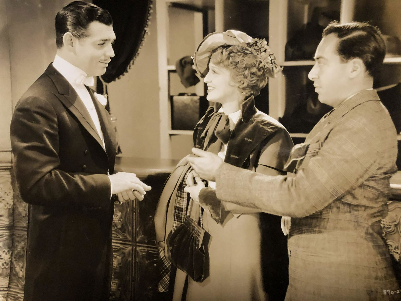 Clark Gable Jack Holt 8 x 10 movie still (1 of 3)