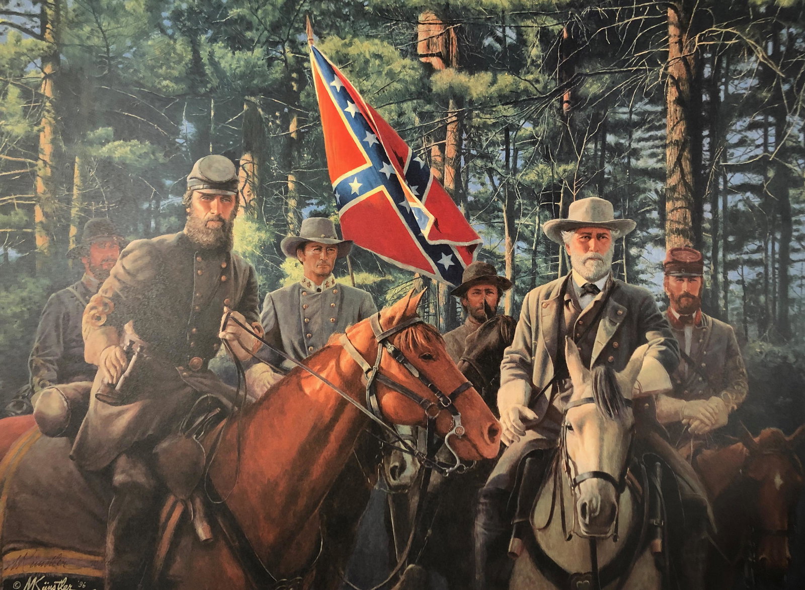 Kunstler Limited Edition Lithograph COA (1 of 6)