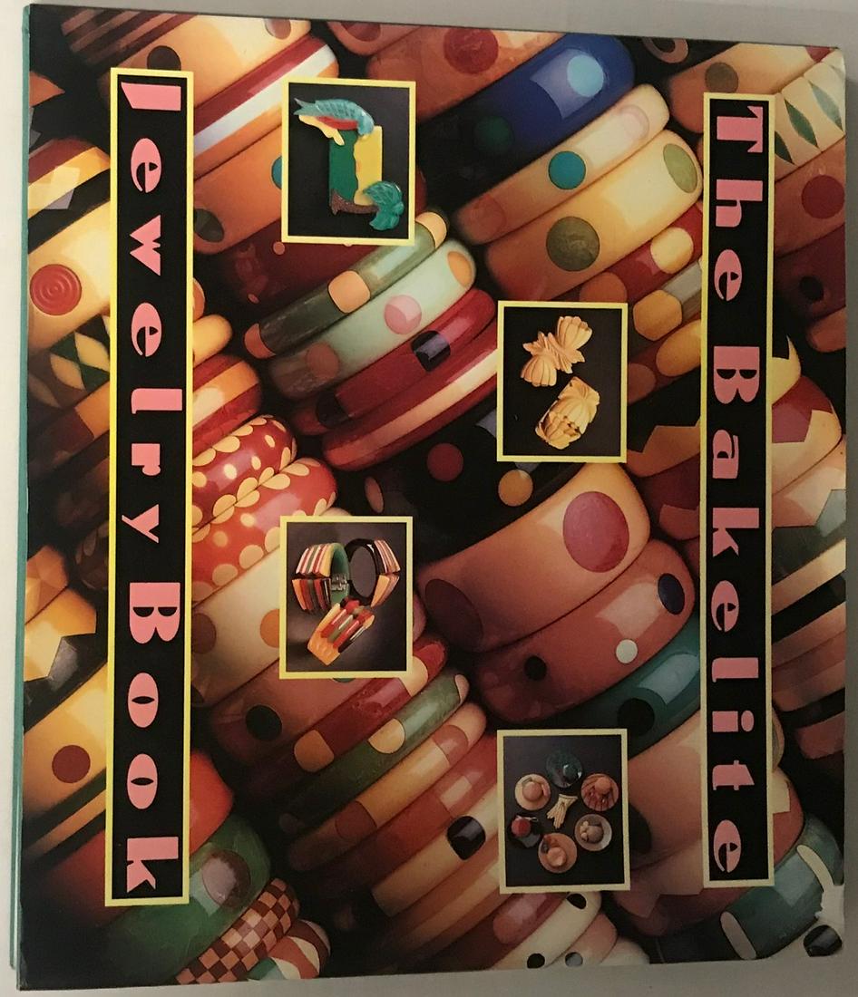 The Bakelite Jewelry Book, by Corinne Davidov & Ginny: Description: The Bakelite Jewelry Book, by Corinne Davidov & Ginny Redington Dawes, hardcover with dust jacket good condition 1988 first edition; Shipping cost: $12. Different rate to California, Alas