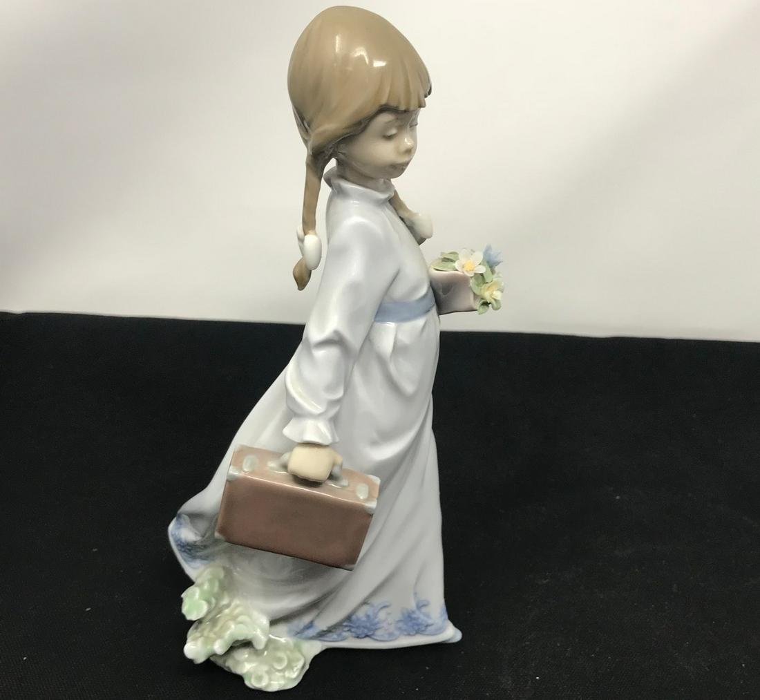Lladro Hand Made in Spain, Girl with Flowers and (1 of 5)