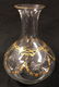 Vintage Glass Carafe & Cup with Gold Overlay - 2