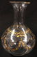 Vintage Glass Carafe & Cup with Gold Overlay - 3