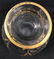Vintage Glass Carafe & Cup with Gold Overlay - 7