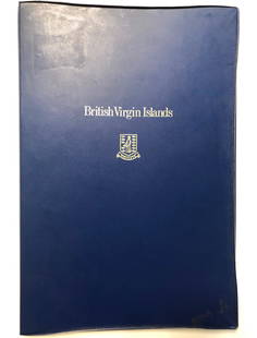 Stamp Album, British Virgin Islands 1973 Proof Set: Description: Vintage Stamp Album with many stamps included, see photos for details. Shipping cost: $19. Different rate to California, Alaska, Hawaii and all international apply.