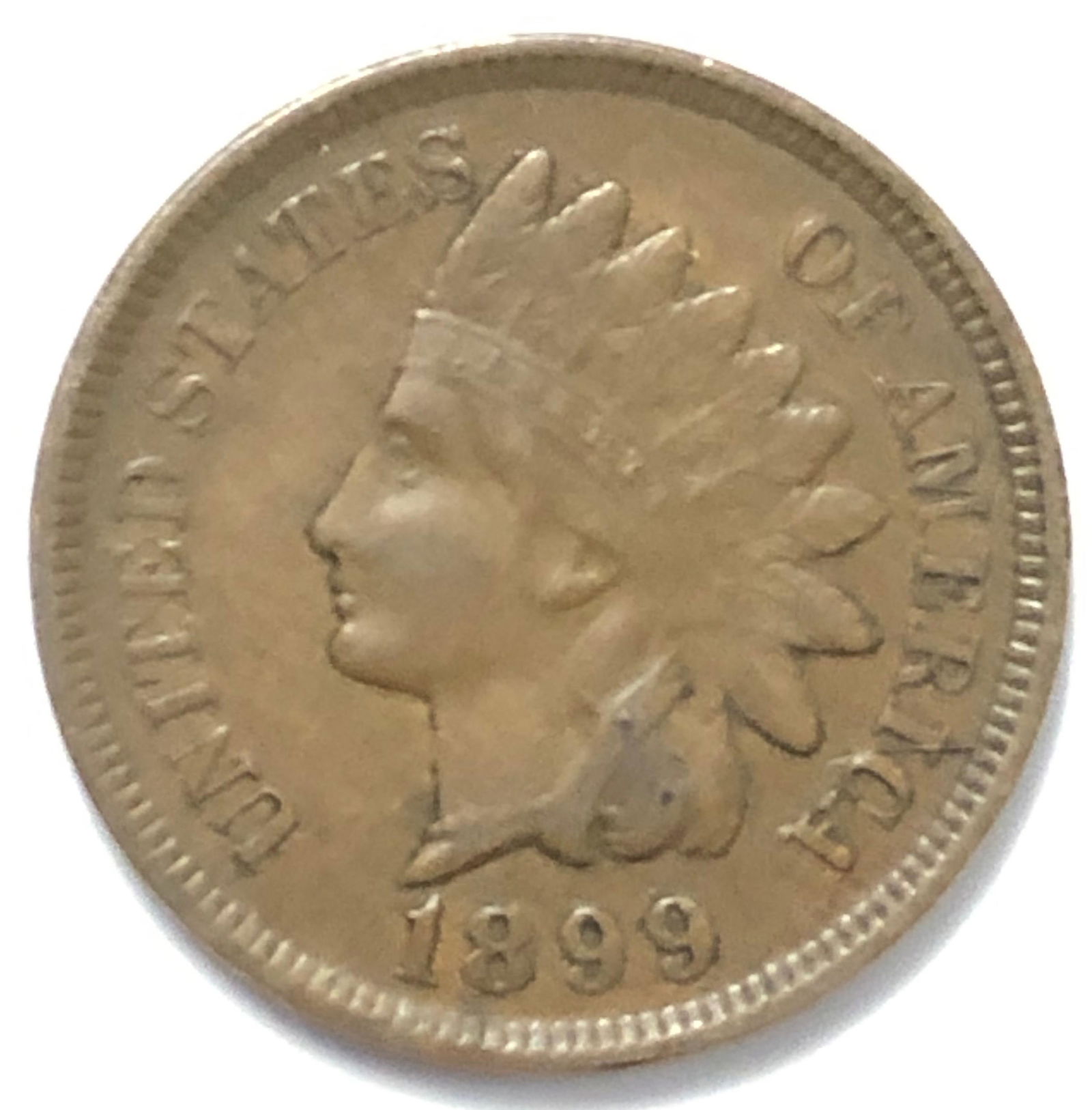 1899 US Indian Head Cent (1 of 2)
