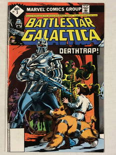 Marvel Battlestar Galactica #3: Description: Vintage collectible comic book, Publisher: marvel, Battlestar Galactica, Issue #3