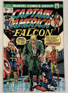 Marvel Captain America And The Falcon #176: Description: Vintage collectible comic book, Publisher: marvel, Captain America and the Falcon, Issue #176