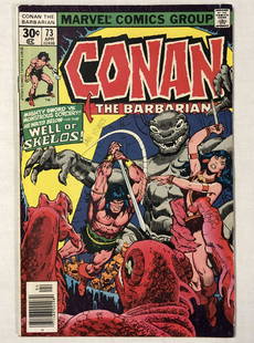 Marvel Conan The Barbarian #73: Description: Vintage collectible comic book, Publisher: marvel, conan the barbarian, Issue #73