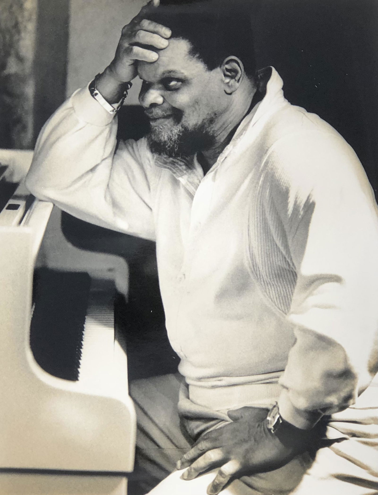 8x10 Photo WALTER DAVIS JR "Sitting On a Piano (1 of 3)