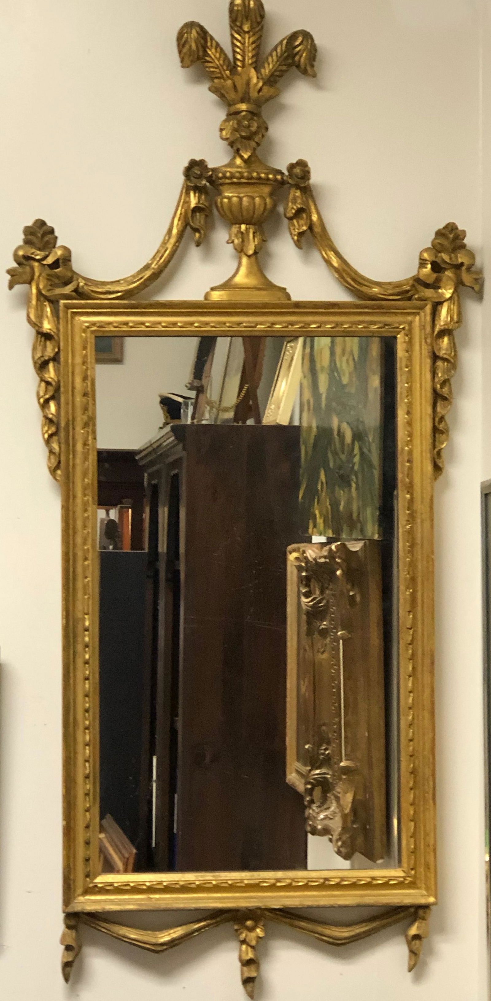 French/ Louis X111 Style framed  mirror wall (1 of 5)