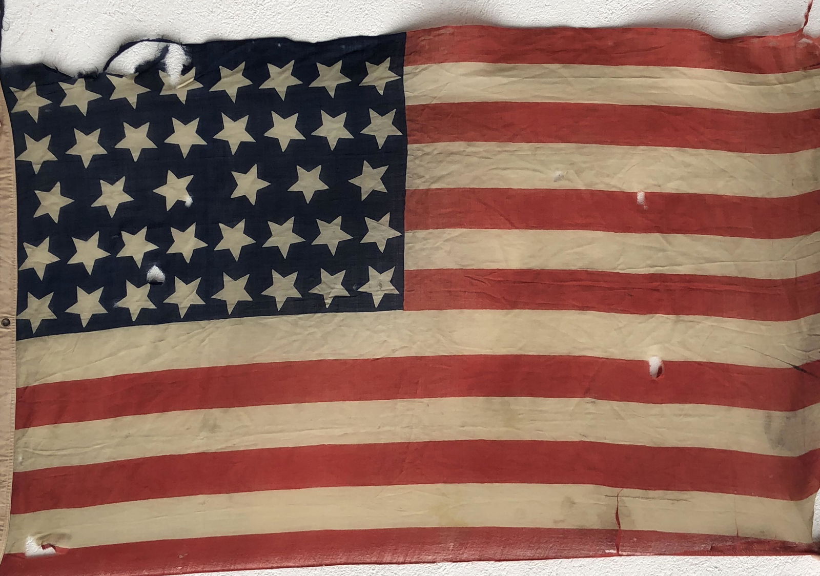 Civil War era US UNION Flag 38 Stars W/Markings/Images (1 of 6)