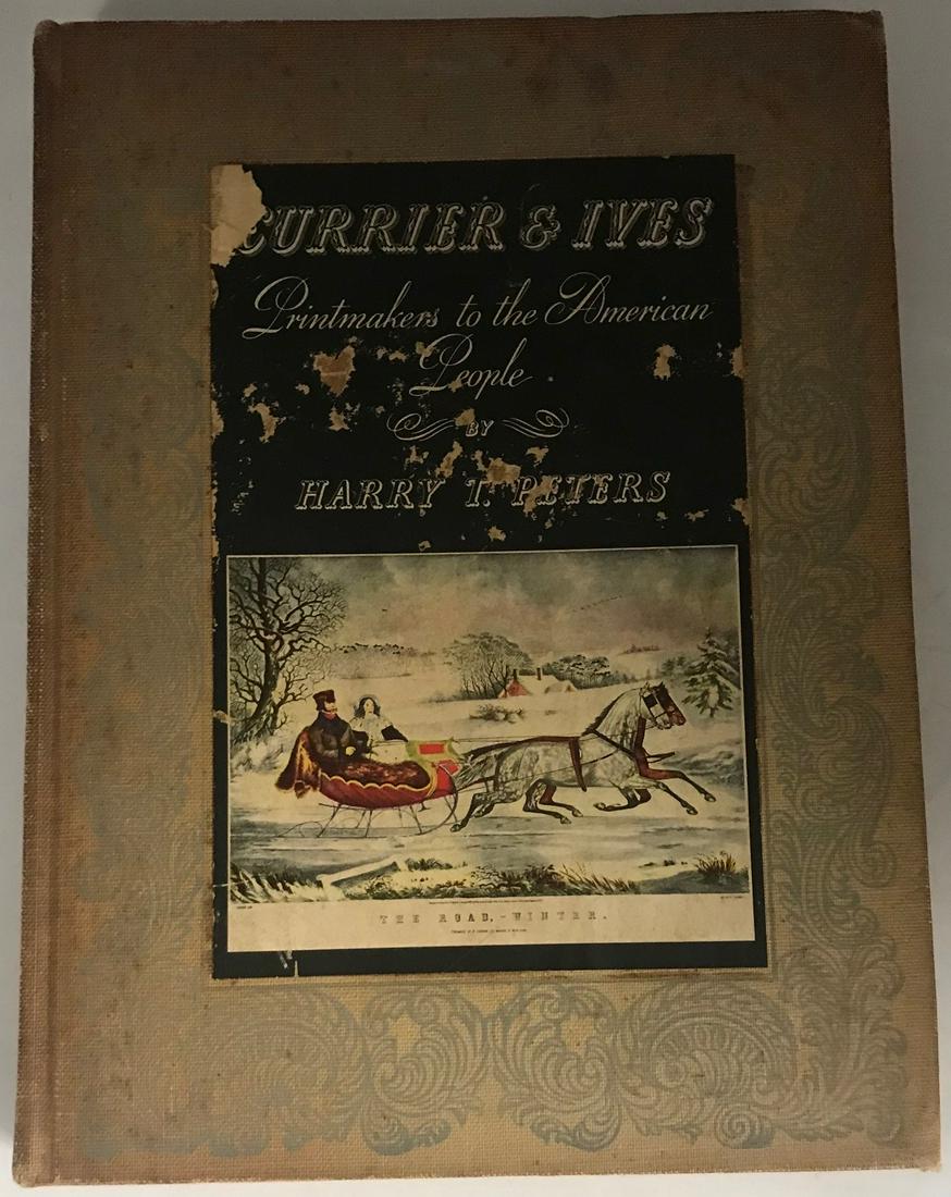 Courier & Ives by Harry Peters, 1942 hardcover used (1 of 4)
