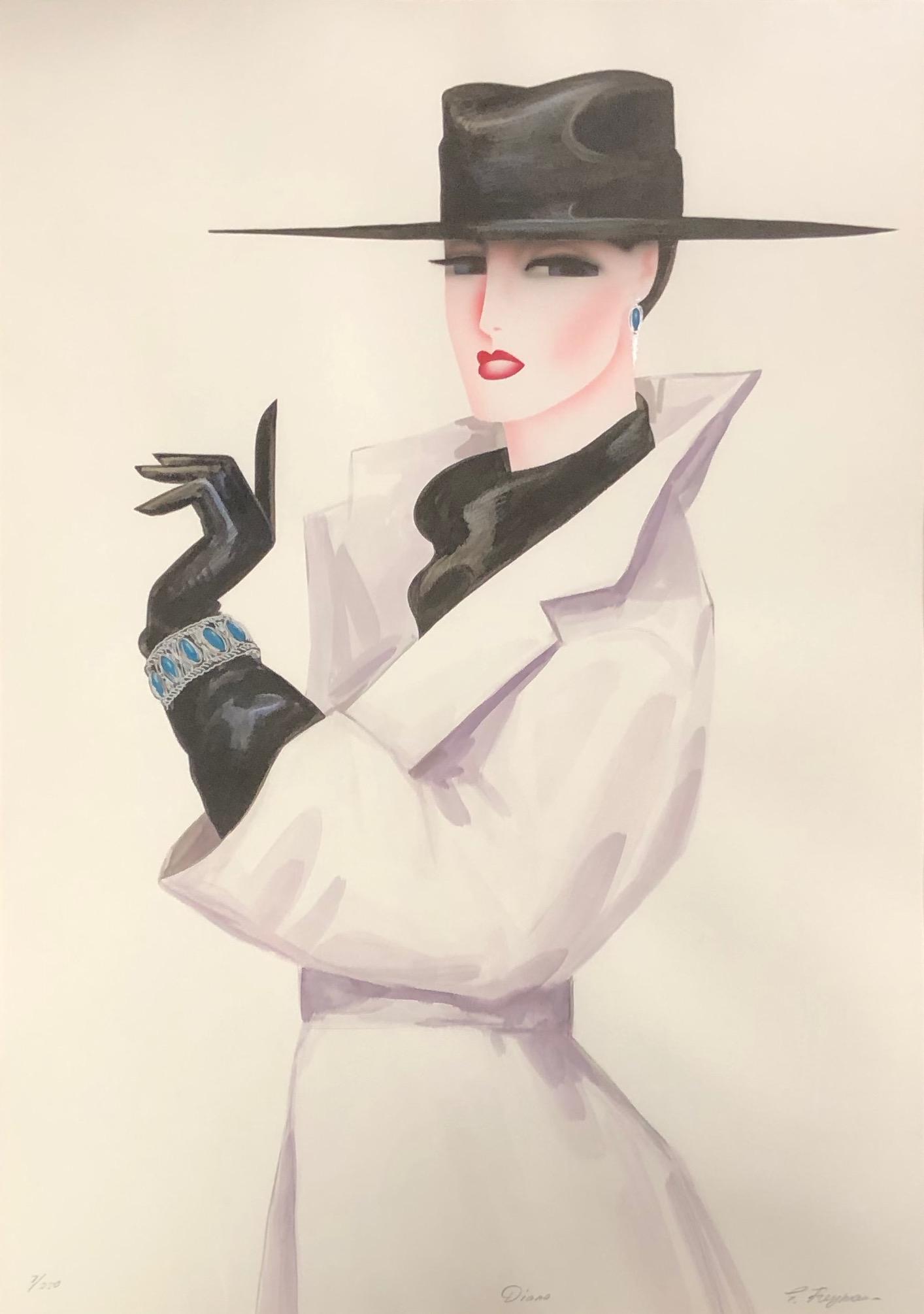 Signed/Numbered 7/250, DIANA, E. Freyman (1 of 6)