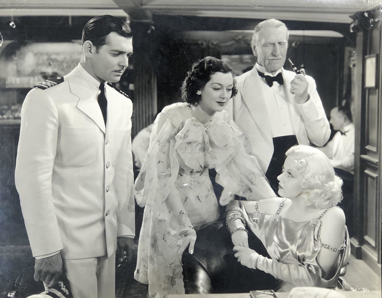 CLARK GABLE orig movie film still 761-36 was8x10: CLARK GABLE orig movie film still 761-36 was8x10 cropped; stamped MEMORY SHOP, Approximate measurements: 8 x 10 inches; Material: paper; Shipping cost: $7. Different rate to California, Alaska, Hawaii