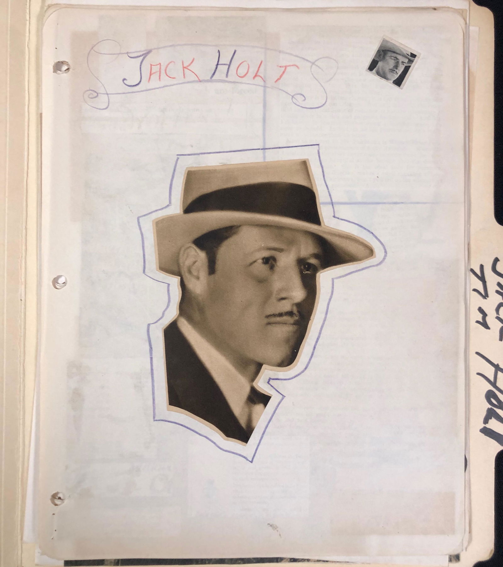 Jack Holt scrapbook (1 of 6)