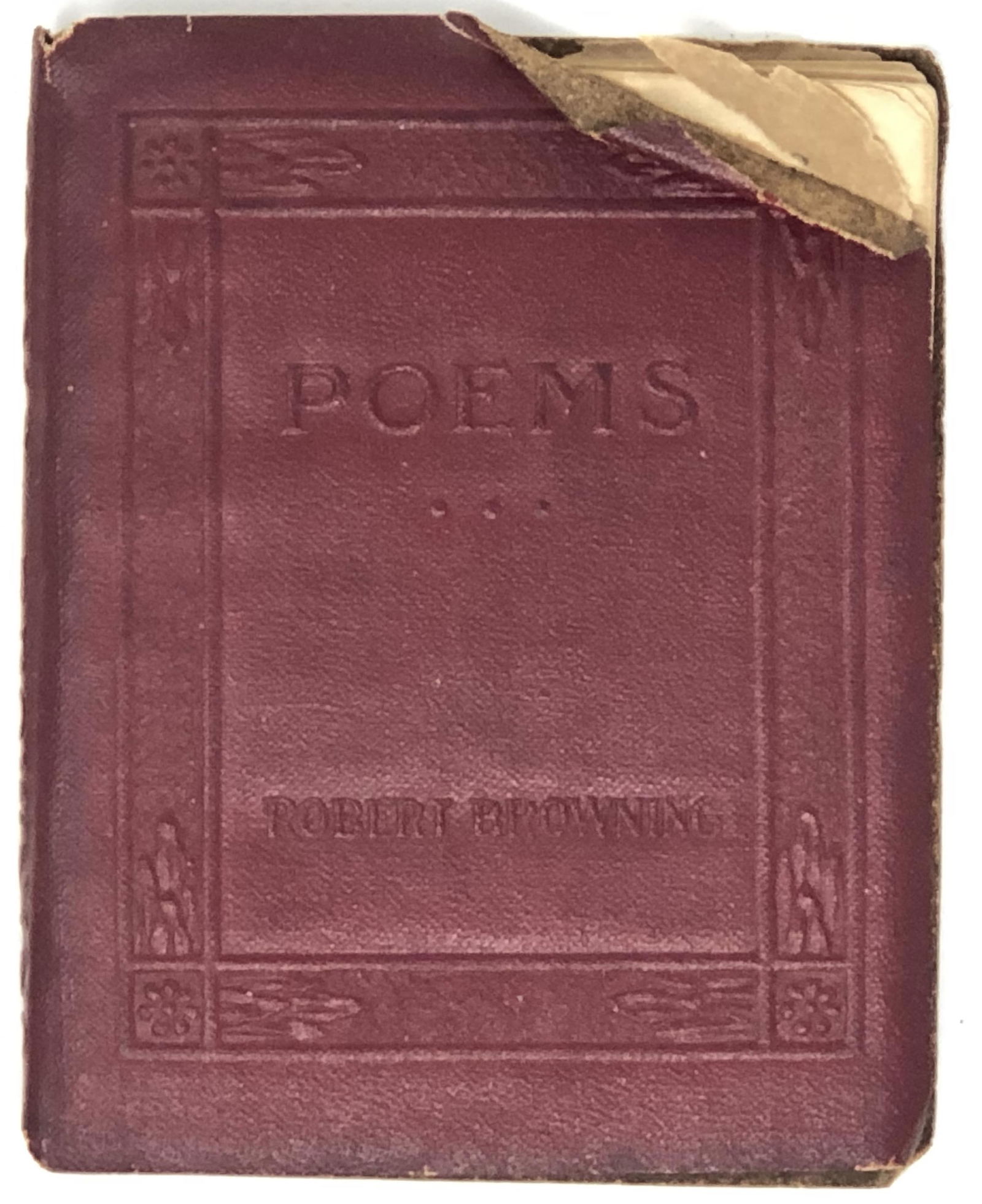 POEMS, Robert Browning, Little Leather Library: POEMS, Robert Browning, Little Leather Library Corporation; Shipping: $12