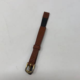 Lovely Ladies Leather Watchband: Lovely Ladies Leather WatchbandApproximate measurements: 7 inches total length;Materials: Leather, metal;Condition: used, good;Shipping cost: $12. Different rate to California, Alaska, Hawaii and