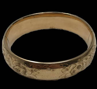 14 Karat Heavy Gold Ladies bangle: Discerption: 14 Karat Heavy Gold Ladies bangle. Shipping cost: $12.00