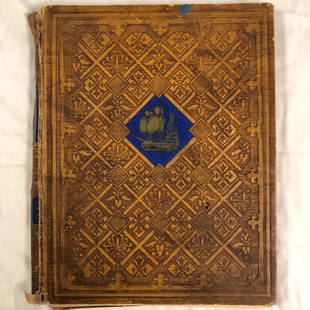 VINTAGE RAND MCNALLY UNABRIDGED WORLD ATLAS 1937 1st: VINTAGE RAND MCNALLY UNABRIDGED WORLD ATLAS 1937 1st edition hardcover, no dust cover ornate brown patter with blue ship cover, cover loose from spine but intact some loose pages in front ,
