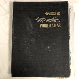 HAMMOND MEDALLION WORLD ATLAS New Perspective Edition: HAMMOND MEDALLION WORLD ATLAS New Perspective Edition 1960 1st Edition hardcover No dust jacket. Approximate measurements: 15 x 11.5 x 2 inches. Materials: paper; Condition: used, good; Shipping