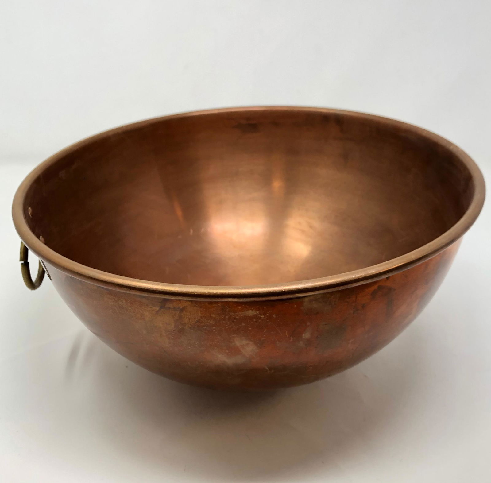 Antique Large French copper pot/bowl (1 of 3)