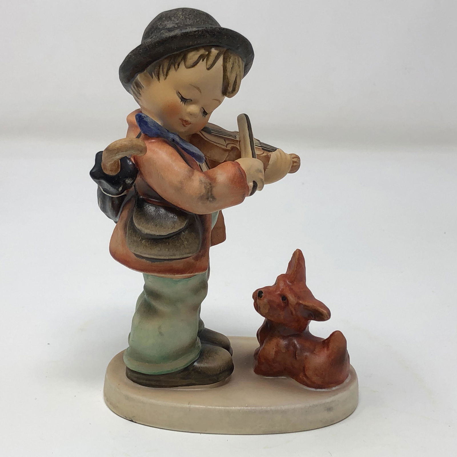 Hummel Goebel 1 Puppy Love Boy Playing With Violin. TMK (1 of 3)