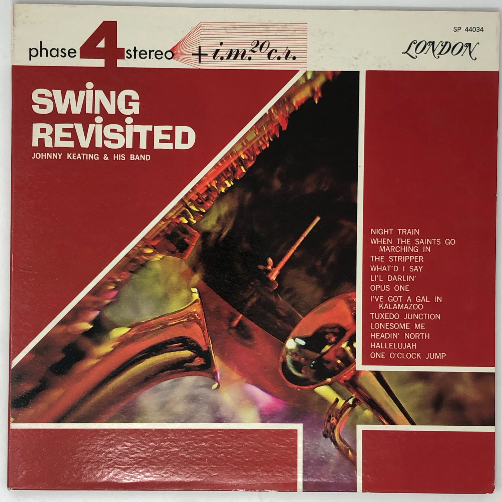 Johnny Keating and his Band, SWING REVISITED, sp 44034, (1 of 2)
