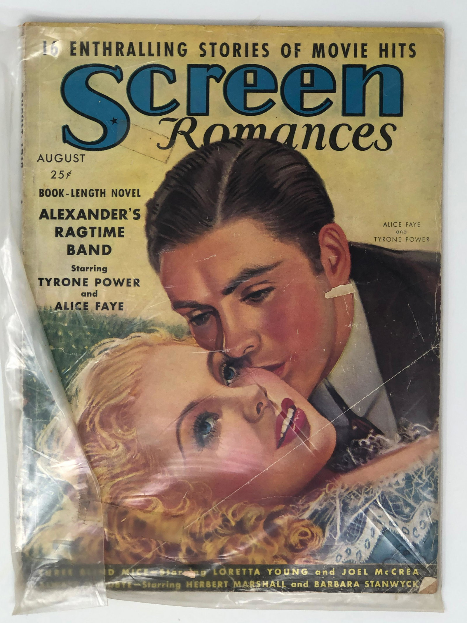 SCREEN Romances vintage, August 1938 25 cents (1 of 2)