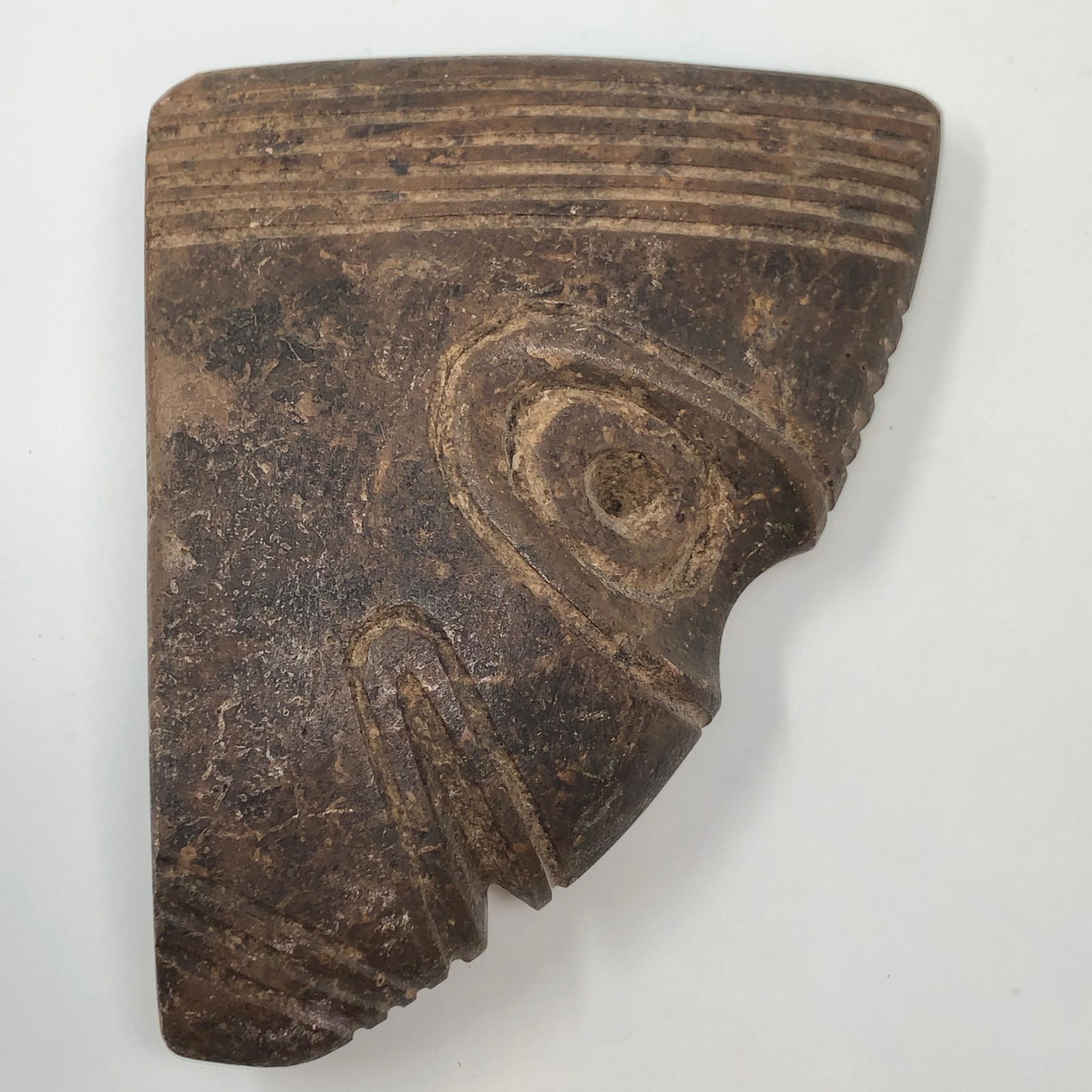 INCA, MAYA AZTEC Head stone figurine (1 of 3)