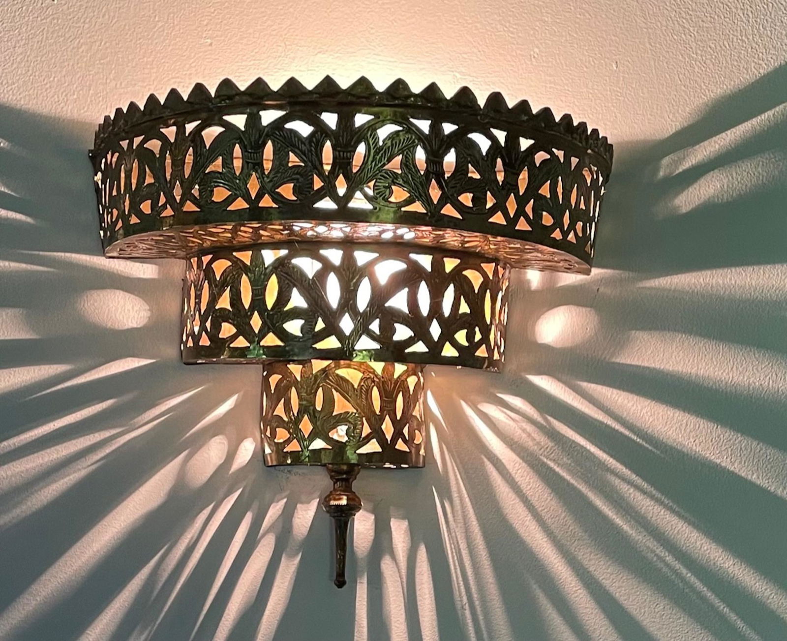 Pair Gorgeous Moroccan wall lights (1 of 4)