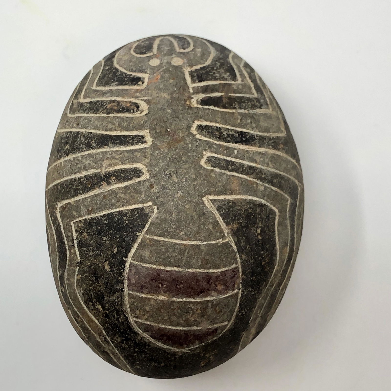 INCA, AZTEC, MAYA Etched stone/ Scorpion design (1 of 2)