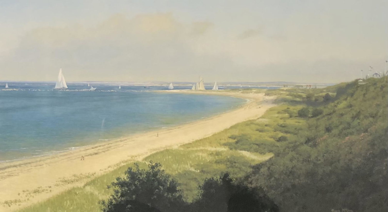 Signed numbered Joseph McGurl lithograph titled SUMMER (1 of 4)