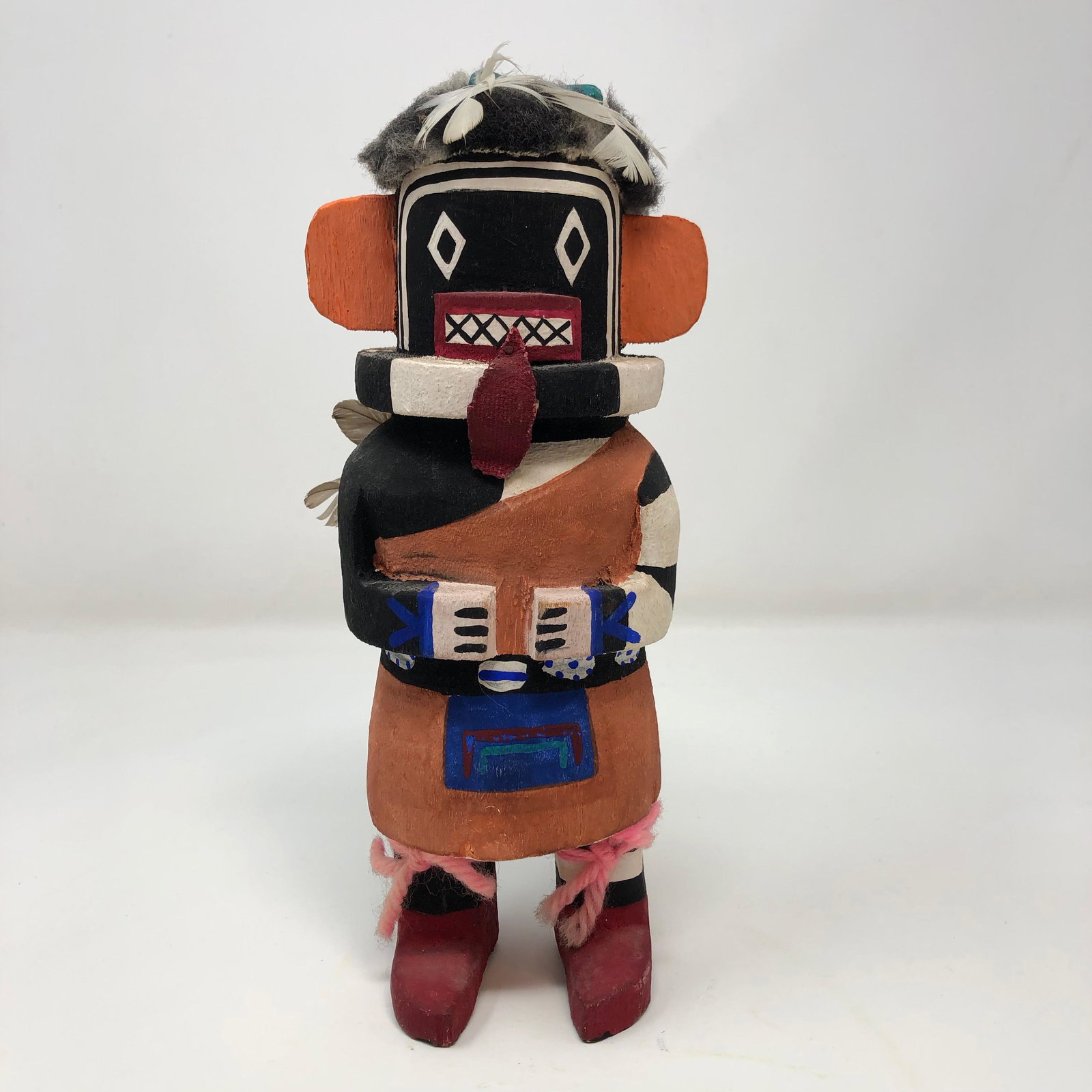 Black Wolf Kachina doll - HOPI Native American (1 of 3)