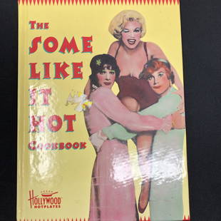 MARILYN MONROE SOME LIKE IT HOT COOKBOOK hardcover: MARILYN MONROE SOME LIKE IT HOT COOKBOOK hardcover HOLLYWOOD HOTPLATES 1996 Approximate measurements: 8 x 6 inches Materials: paper. Shipping cost: $9. Different rate to California, Alaska, Hawaii and