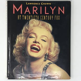 MARILYN AT 20th Cent FOX 1987 COMET edition hardcover w: MARILYN AT 20th Cent FOX 1987 COMET edition hardcover w dustcover, L CROWN Approximate measurements: 9.5 x 11.5 inches Materials: paper Shipping cost: $12. Different rate to California, Alaska,