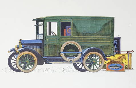 D ROMANO 1922 CHEVROLET color litho: D ROMANO 1922 CHEVROLET color litho Approximate measurements: 14 x 11 inches Materials: paperShipping cost: $9. Different rate to California, Alaska, Hawaii and all International apply.