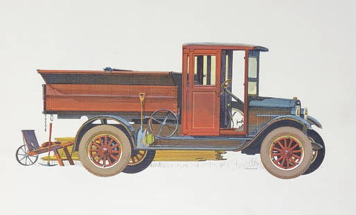 D ROMANO 1925 CHEVROLET color litho: D ROMANO 1925 CHEVROLET color litho Approximate measurements: 14 x 11 inches Materials: paperShipping cost: $9. Different rate to California, Alaska, Hawaii and all International apply.