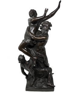 21" The Abduction of the Sabine Women ZEUS BRONZE