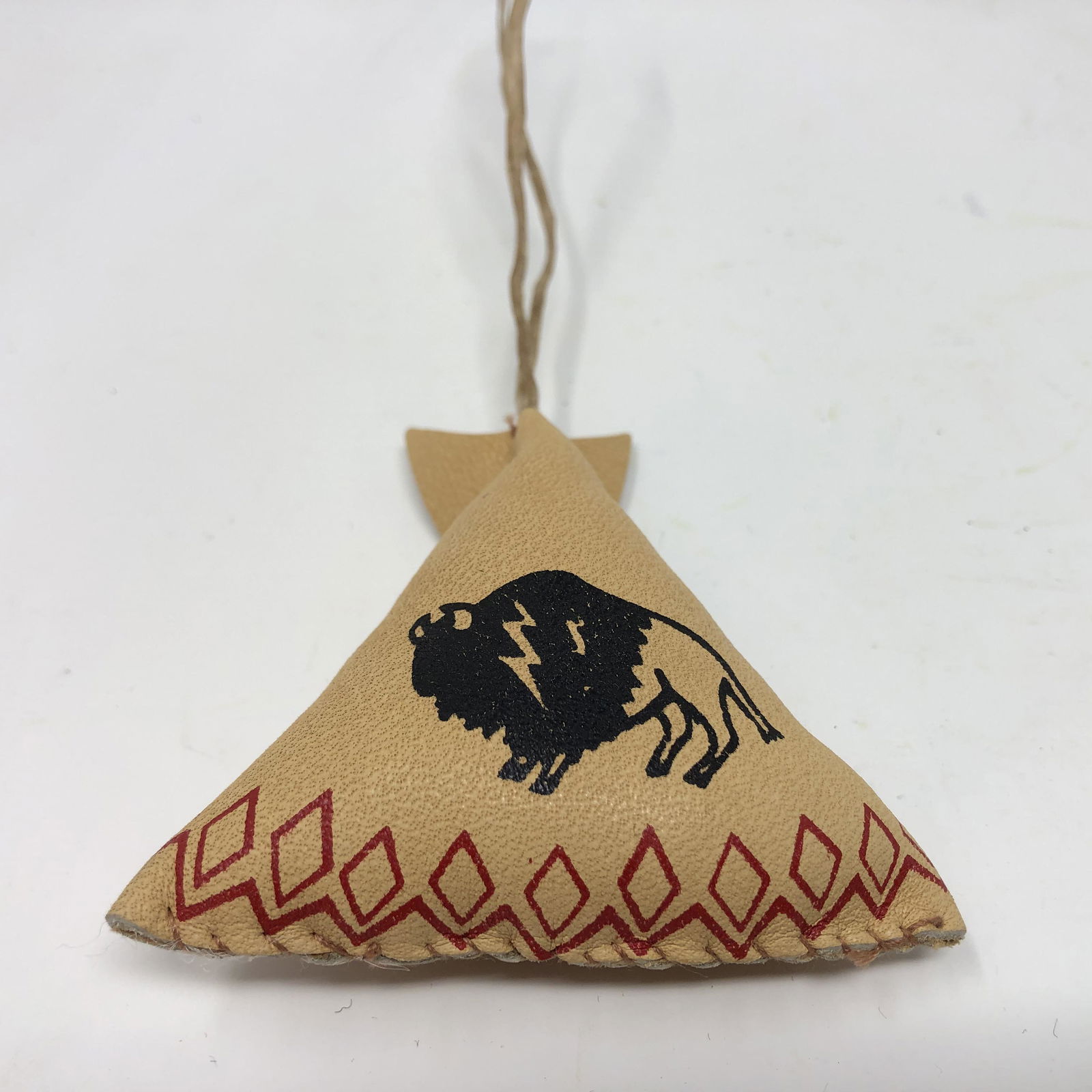 Leather Buffalo Native American Medicine Bag (1 of 2)