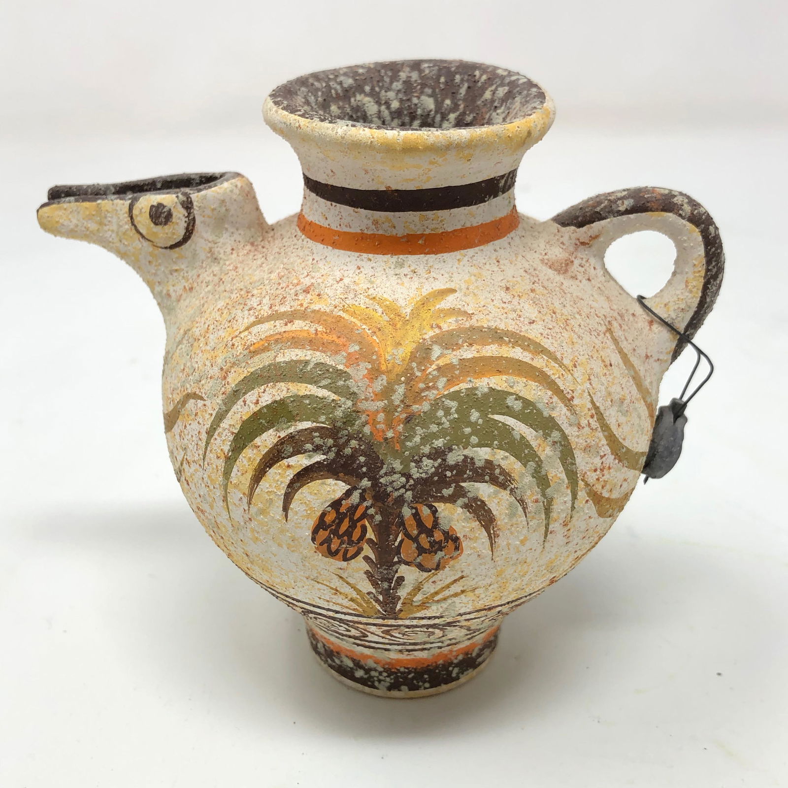 1500BC "NUE COPY" "SANTORINI" Handpainted pouring jug (1 of 5)